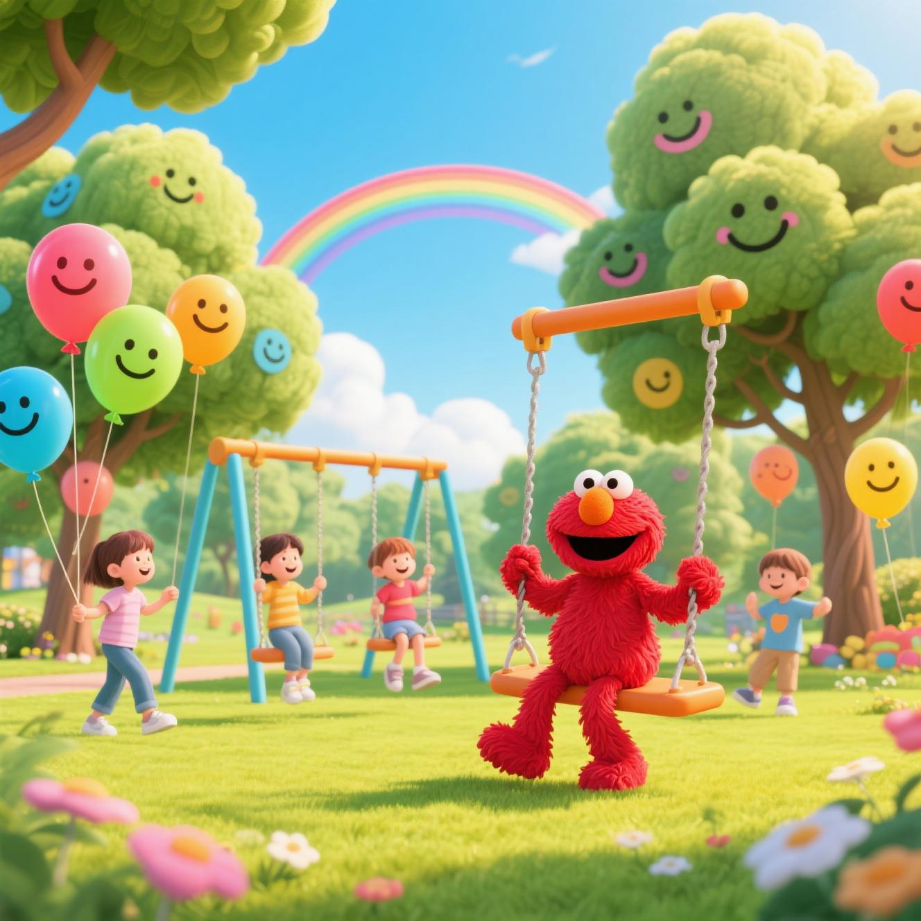Elmo's Beach Day